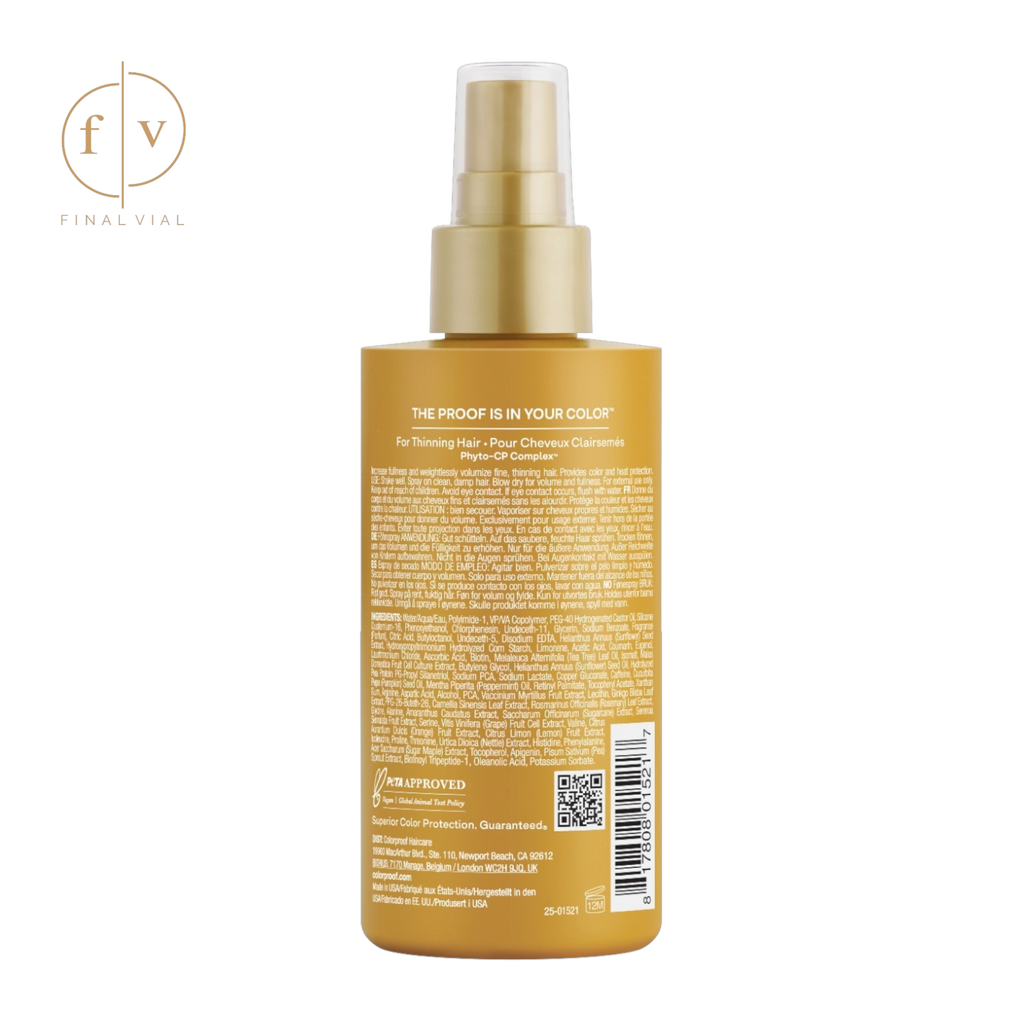 Colorproof Biorepair® Thicken Blow Dry Spray