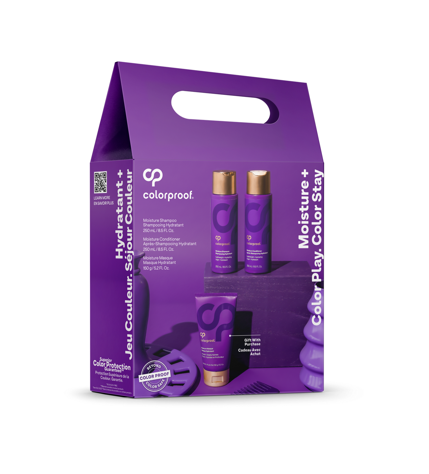 COLORPROOF GIFT BOXES | INCLUDES FREE PRODUCT | MOISTURE SMOOTH VOLUME