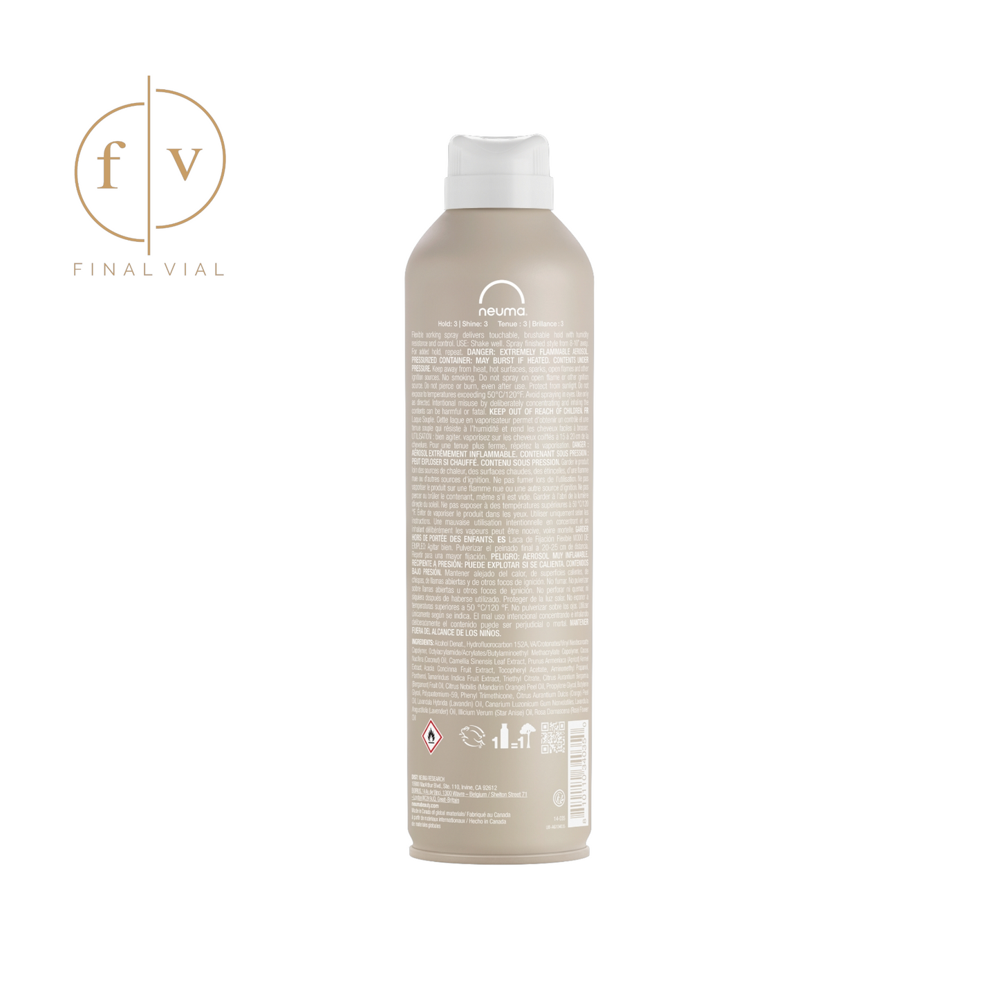 NEUMA NEU STYLING FLEXIBLE HAIRSPRAY