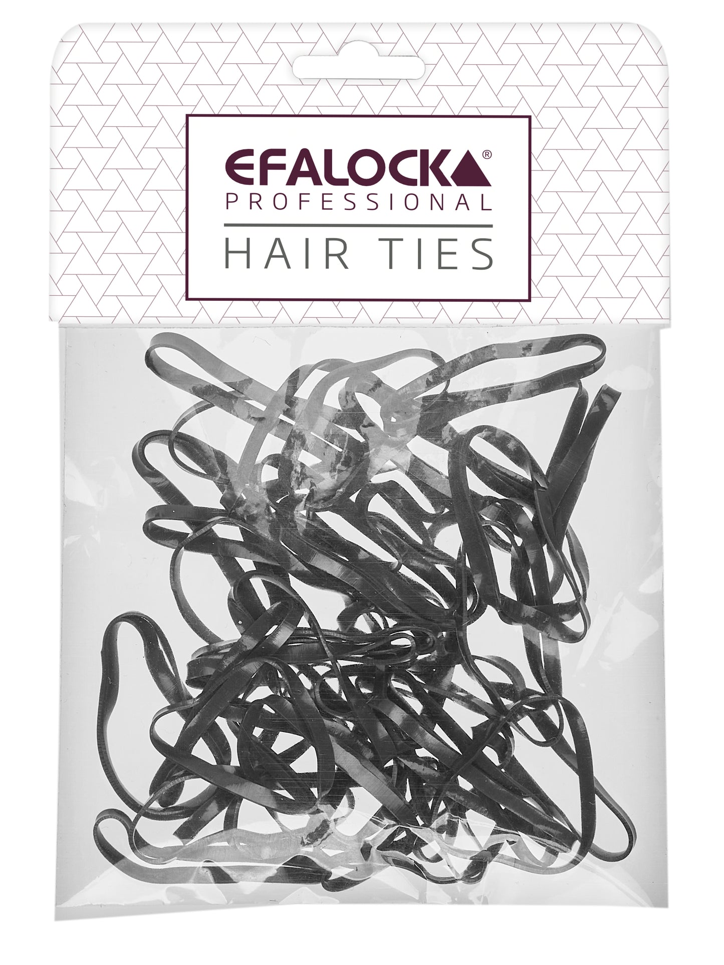 Efalock Elastic Hair Ties Black