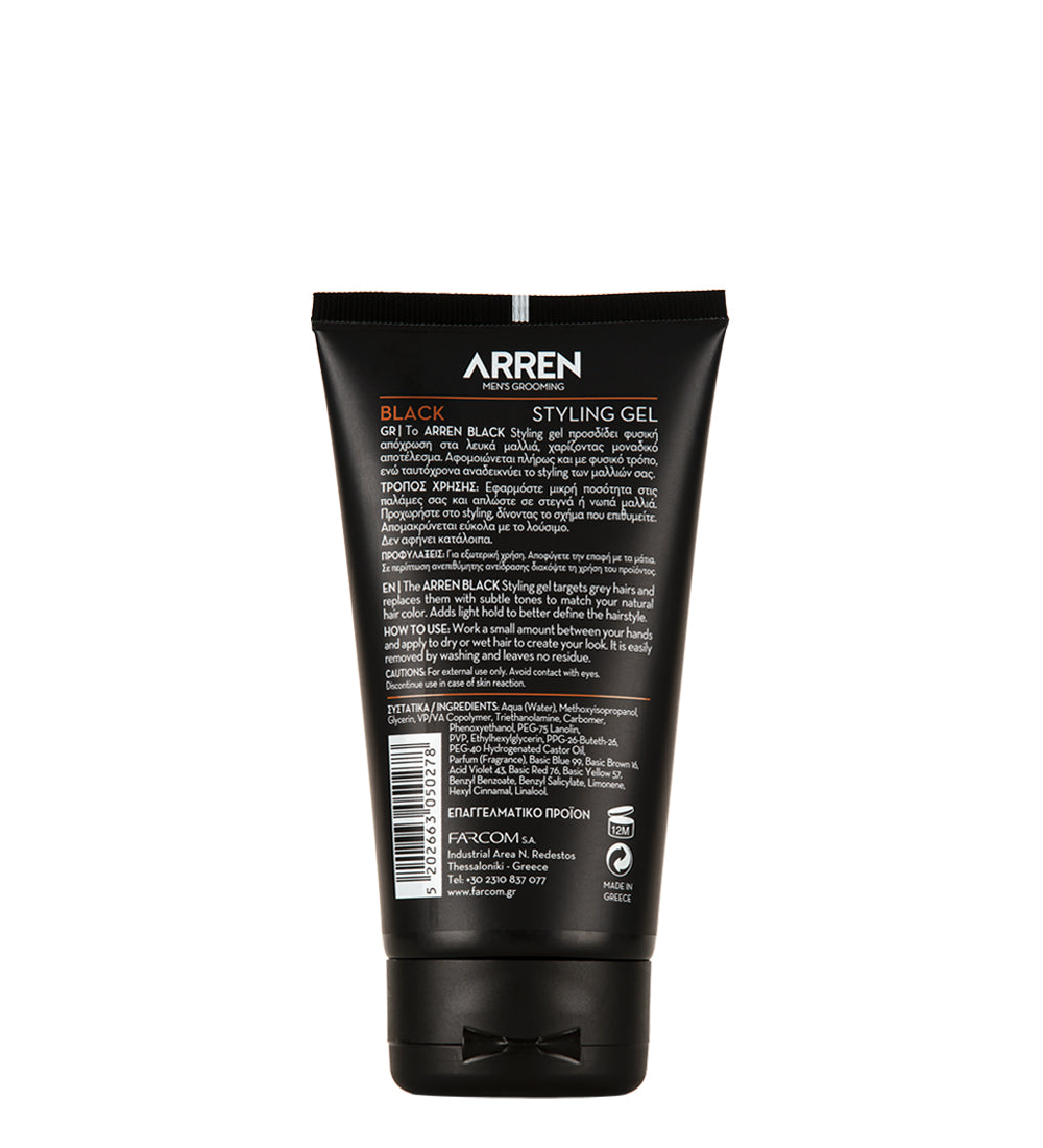 ARREN BLACK STYLING GEL 150ML