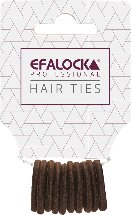 Efalock Hair Ties Brown