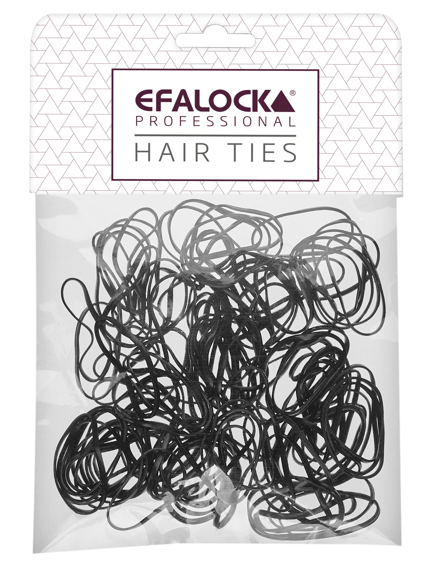 Efalock Elastic Hair Ties Black