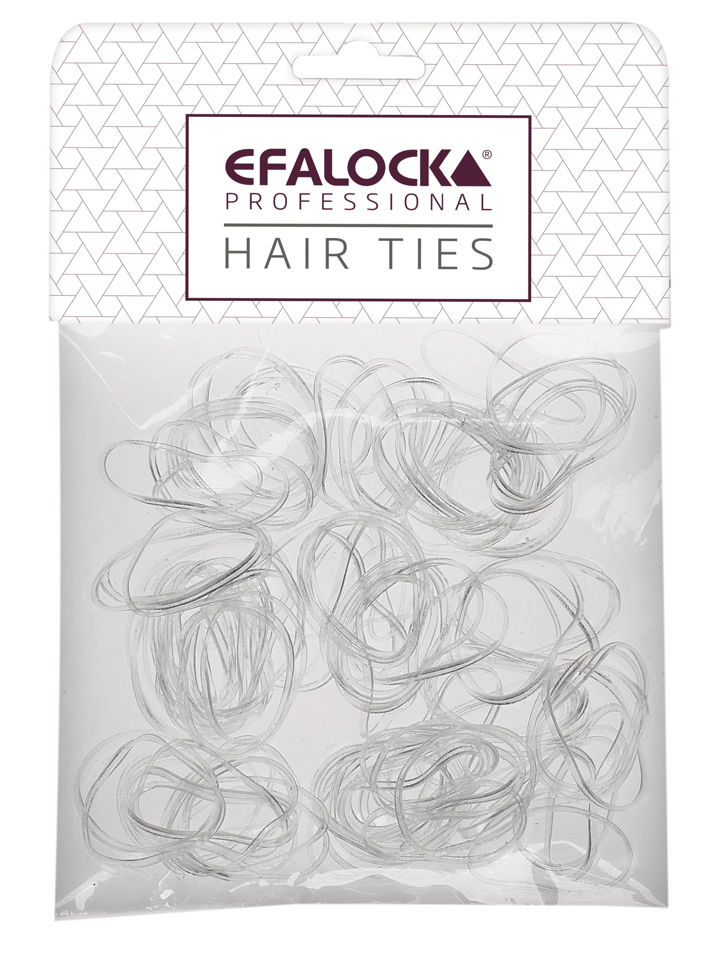 Efalock Elastic Hair Ties Clear