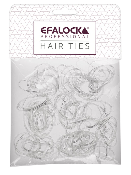 Efalock Elastic Hair Ties Clear