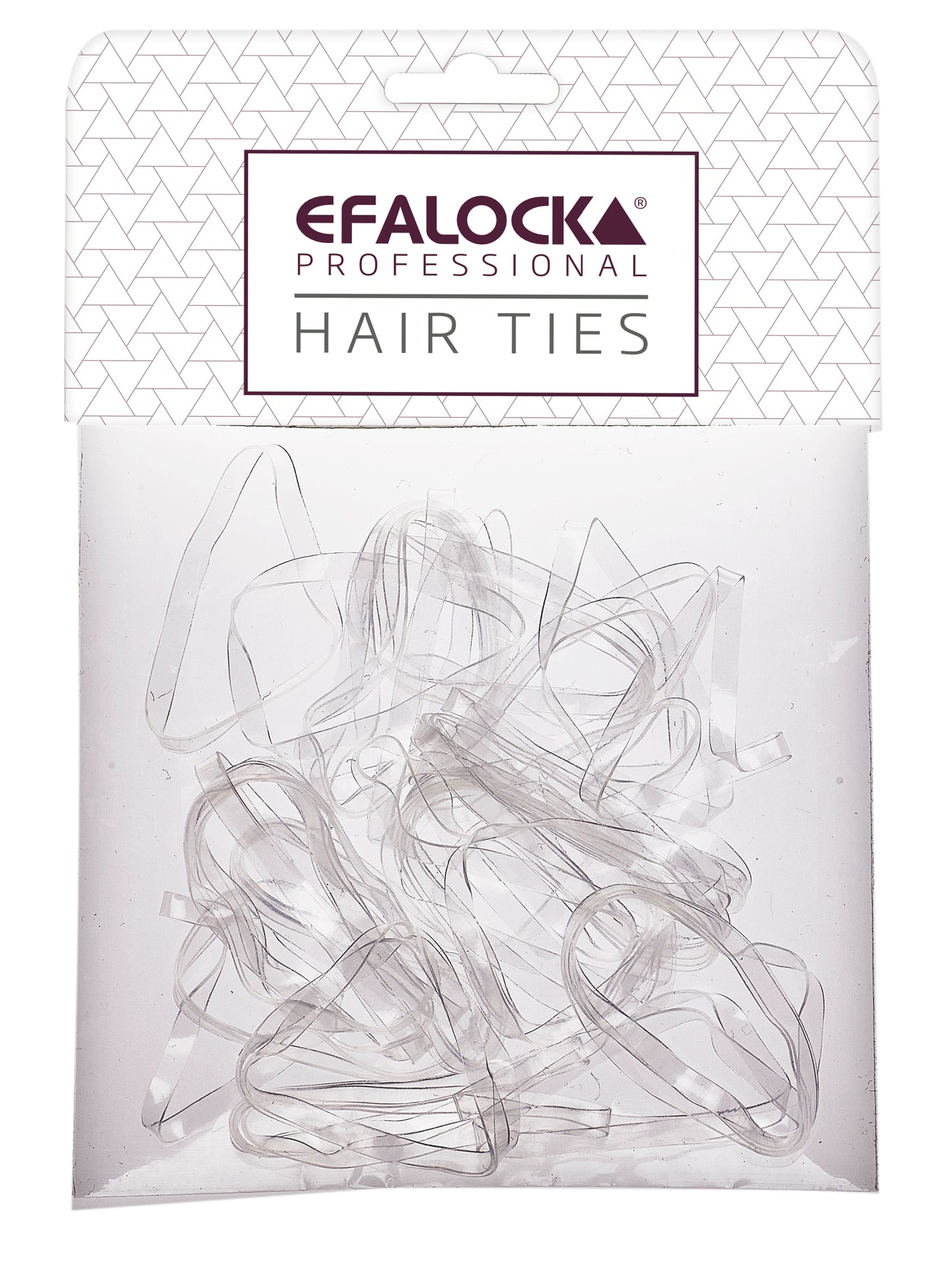 Efalock Elastic Hair Ties Clear