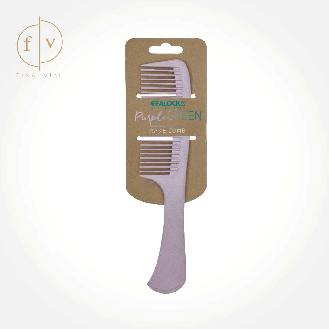 Efalock Purple Green Comb